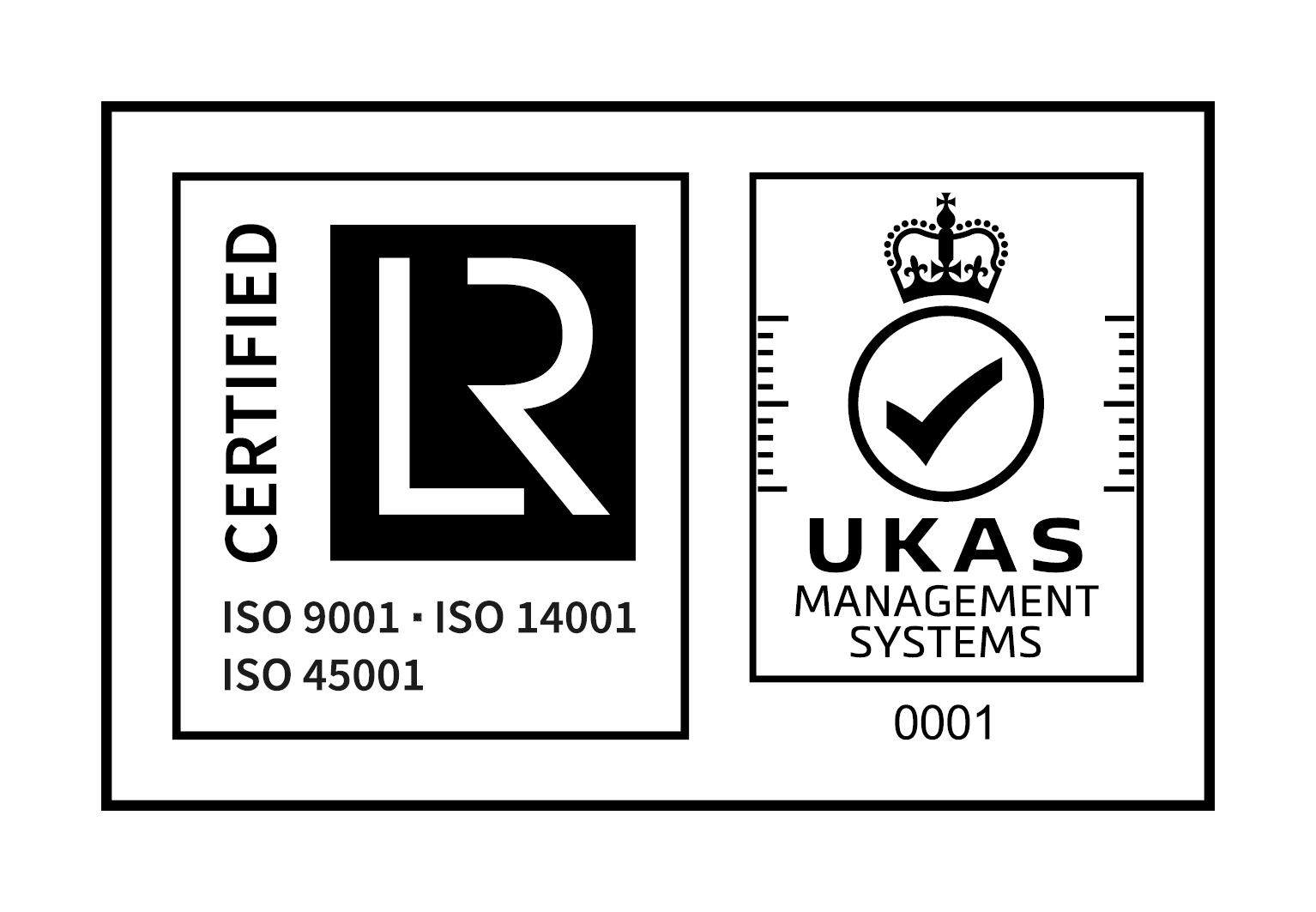 ISO9001,1SO14001,OHSAS18001 with UKAS